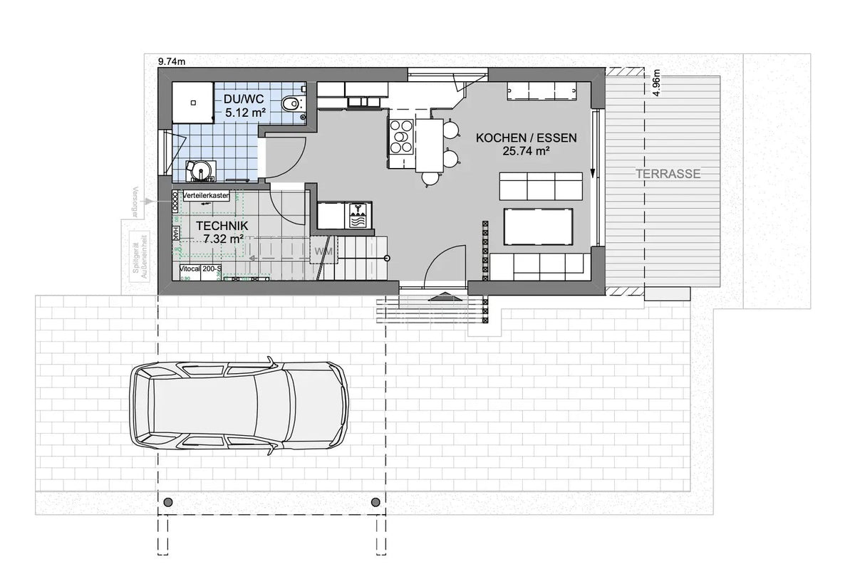 Casa modular de dos plantas X-Sense de 75