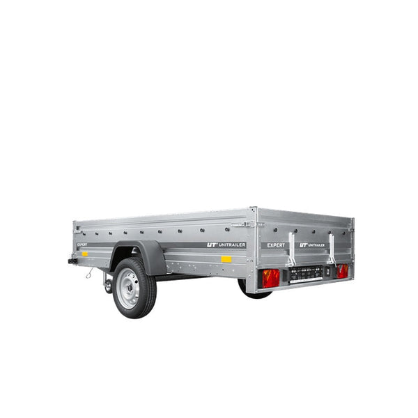 Remolque de coche simple eje 264w150 cm EXPERT 2615 robusto y versatil