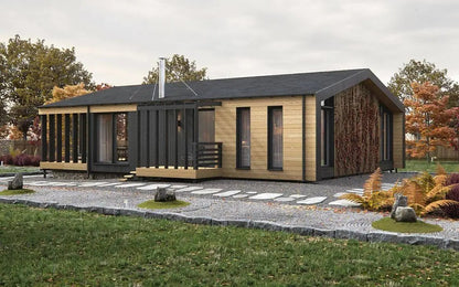 Casa prefabricada disponible de inmediato Chalet K-Home-M-80