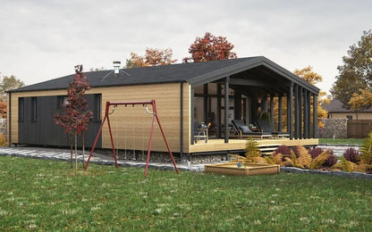 Casa prefabricada disponible de inmediato Chalet K-Home-M-80