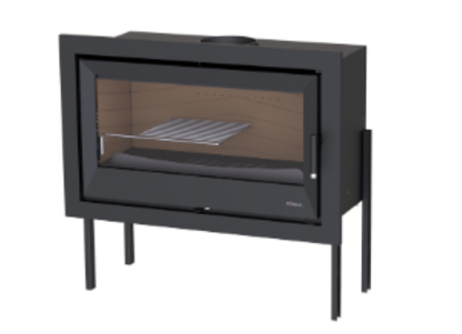 Insertable de leña negro 16000W