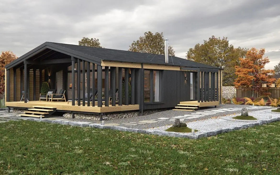 Casa prefabricada disponible de inmediato Chalet K-Home-M-80