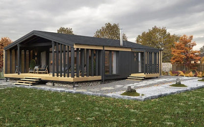 Casa prefabricada disponible de inmediato Chalet K-Home-M-80
