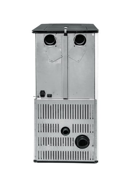 Estufa de pellet GYDA CANALIZADA 15 KW color blanco