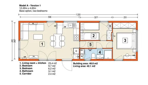 CASA MOVIL 37 m² – 42 m²