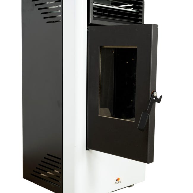 Estufa de pellet WATT 9 kW blanco