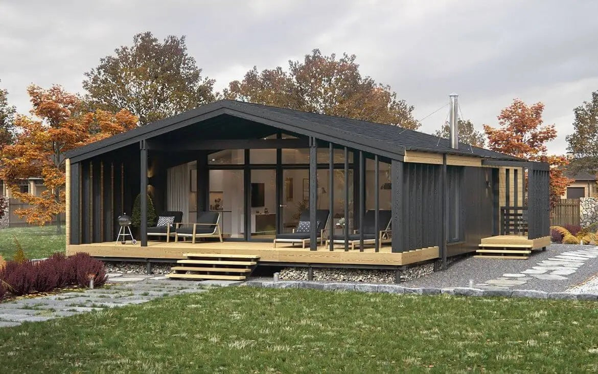 Casa prefabricada disponible de inmediato Chalet K-Home-M-80
