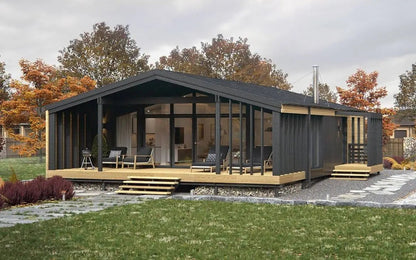 Casa prefabricada disponible de inmediato Chalet K-Home-M-80