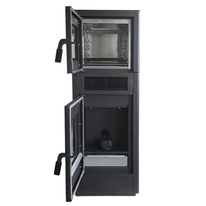 Estufa de pellets automática ISARA con horno de cocina – 13 kW