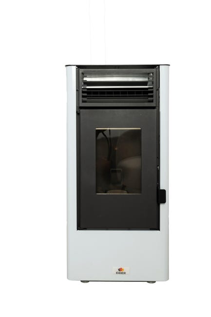 Estufa de pellet WATT 9 kW blanco