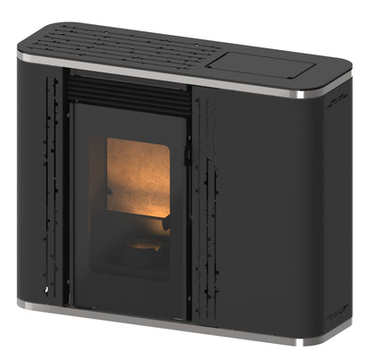 Estufa de pellets de pasillo Robin 7 kW Muspel compacta pasillos y espacios reducidos, + WiFi + CE