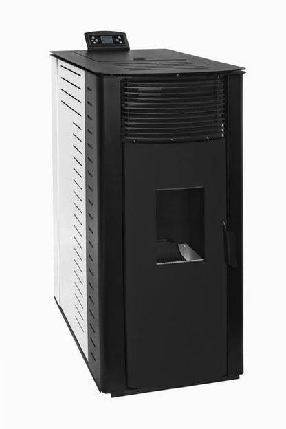 Estufa de pellet GYDA CANALIZADA 15 KW color blanco