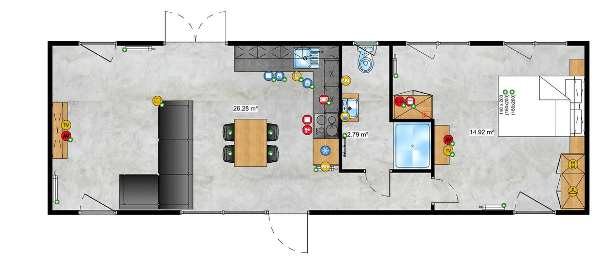 Casa móvil Pretty 16 T1