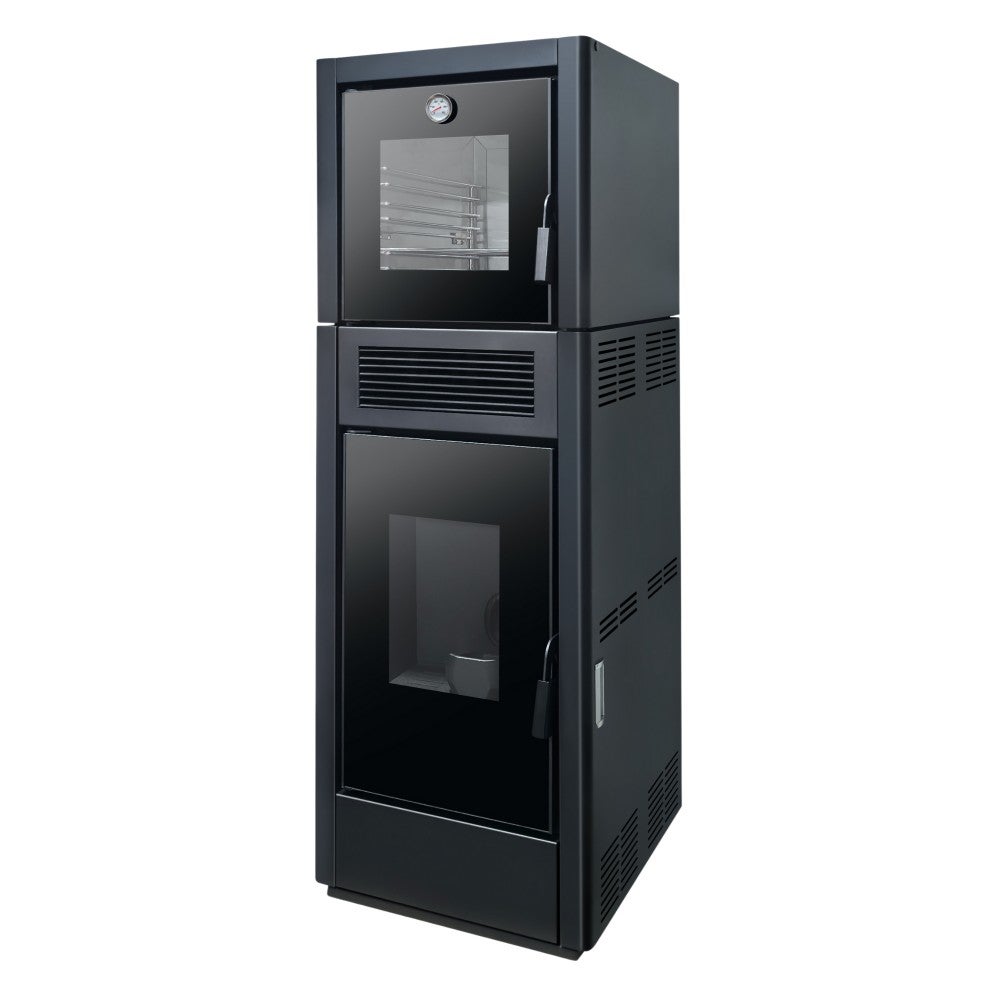 Estufa de pellets automática ISARA con horno de cocina – 13 kW