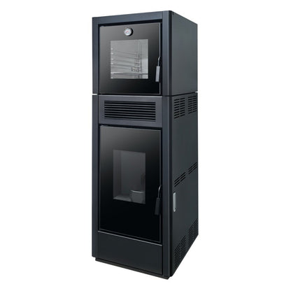 Estufa de pellets automática ISARA con horno de cocina – 13 kW