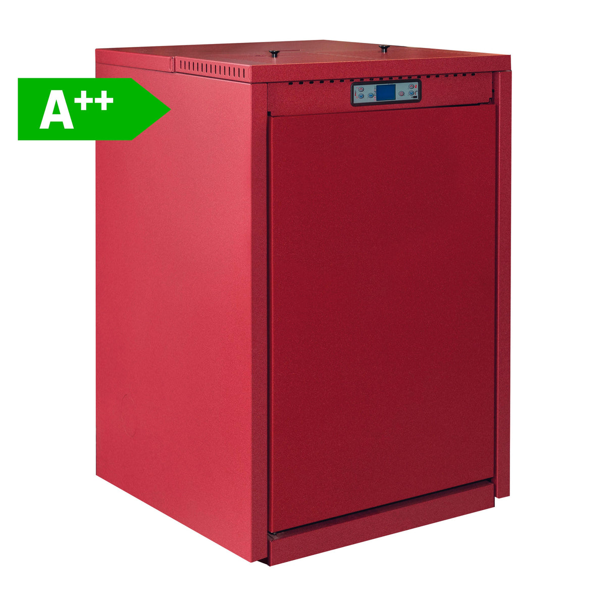Termoestufa de pellets Ferroli T18 de 20,4 Kw en color rojo para 150 m2