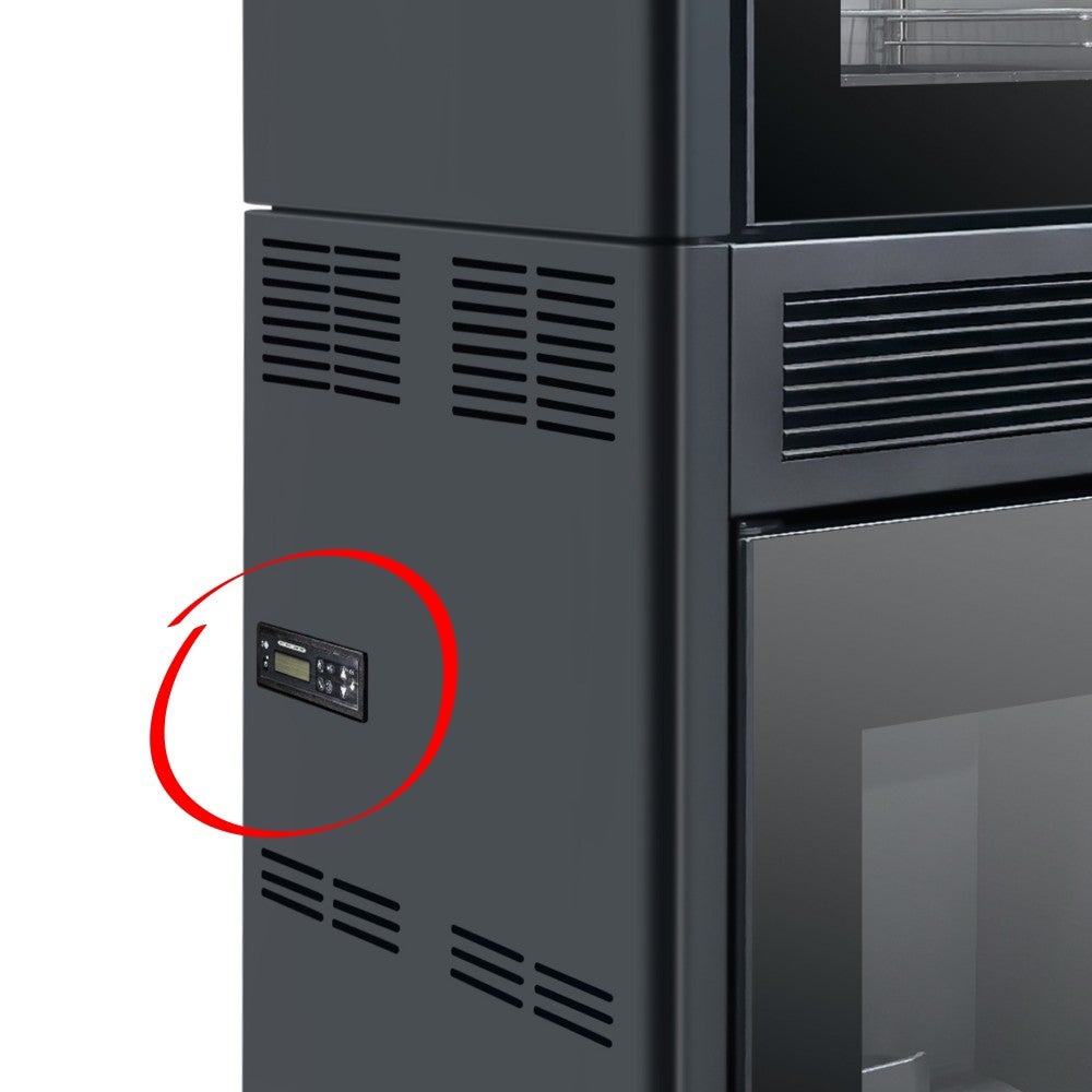 Estufa de pellets automática ISARA con horno de cocina – 13 kW