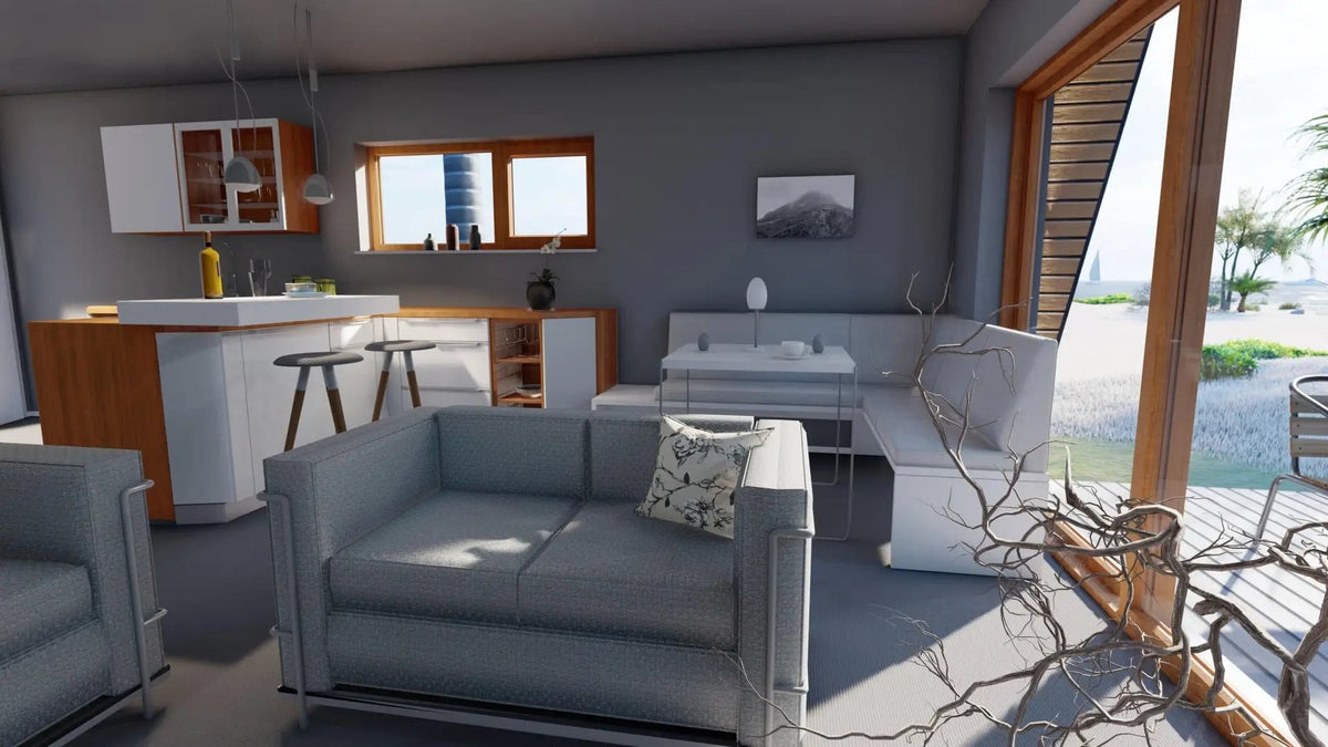 Casa modular de dos plantas X-Sense de 75