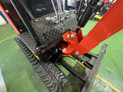 Mini Excavadora Giratoria BAIMSE 1800 kg, Motor Kubota de 3 Cilindros