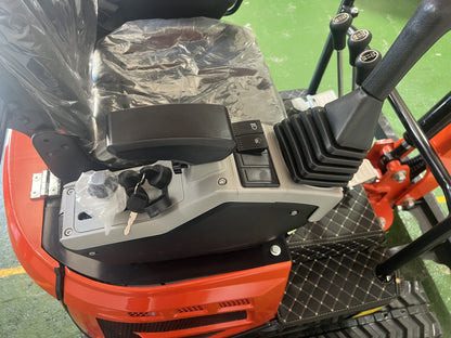 Mini Excavadora Giratoria BAIMSE 1800 kg, Motor Kubota de 3 Cilindros