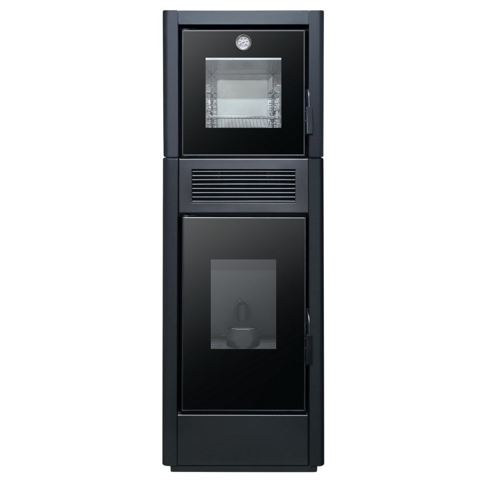Estufa de pellets automática ISARA con horno de cocina – 13 kW
