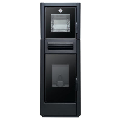 Estufa de pellets automática ISARA con horno de cocina – 13 kW