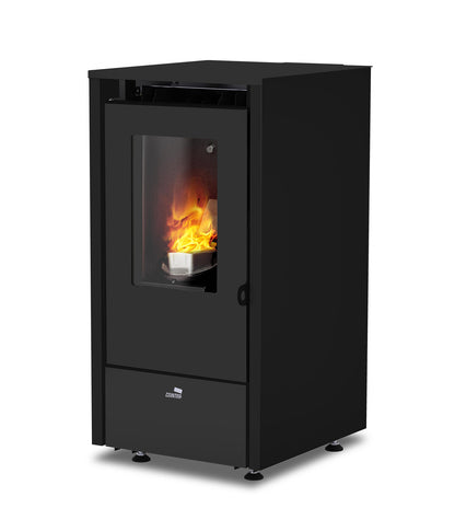 Estufa de pellet Eco Mensa Nero 6,4 kw negro