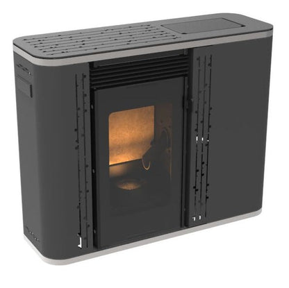 Estufa de pellets de pasillo Robin 7 kW Muspel compacta pasillos y espacios reducidos, + WiFi + CE