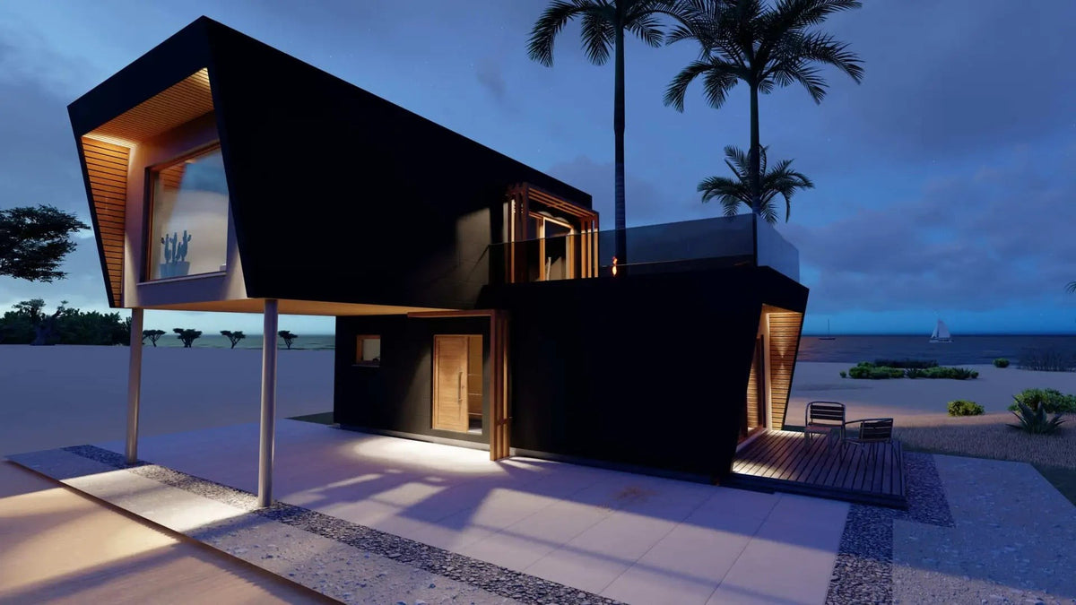 Casa modular de dos plantas X-Sense de 75