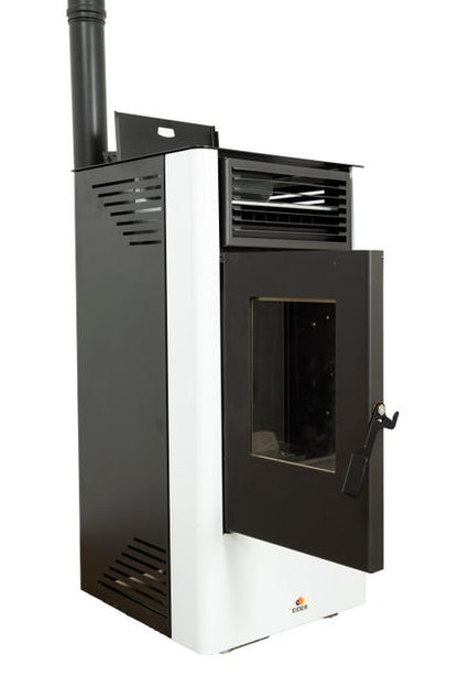 Estufa de pellet WATT 9 kW blanco