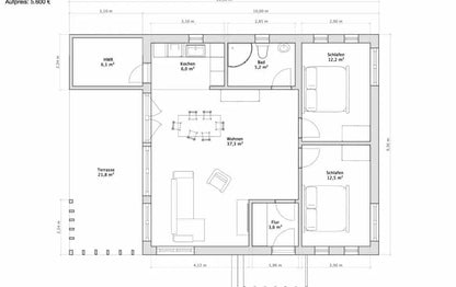 Casa prefabricada disponible de inmediato Chalet K-Home-M-80
