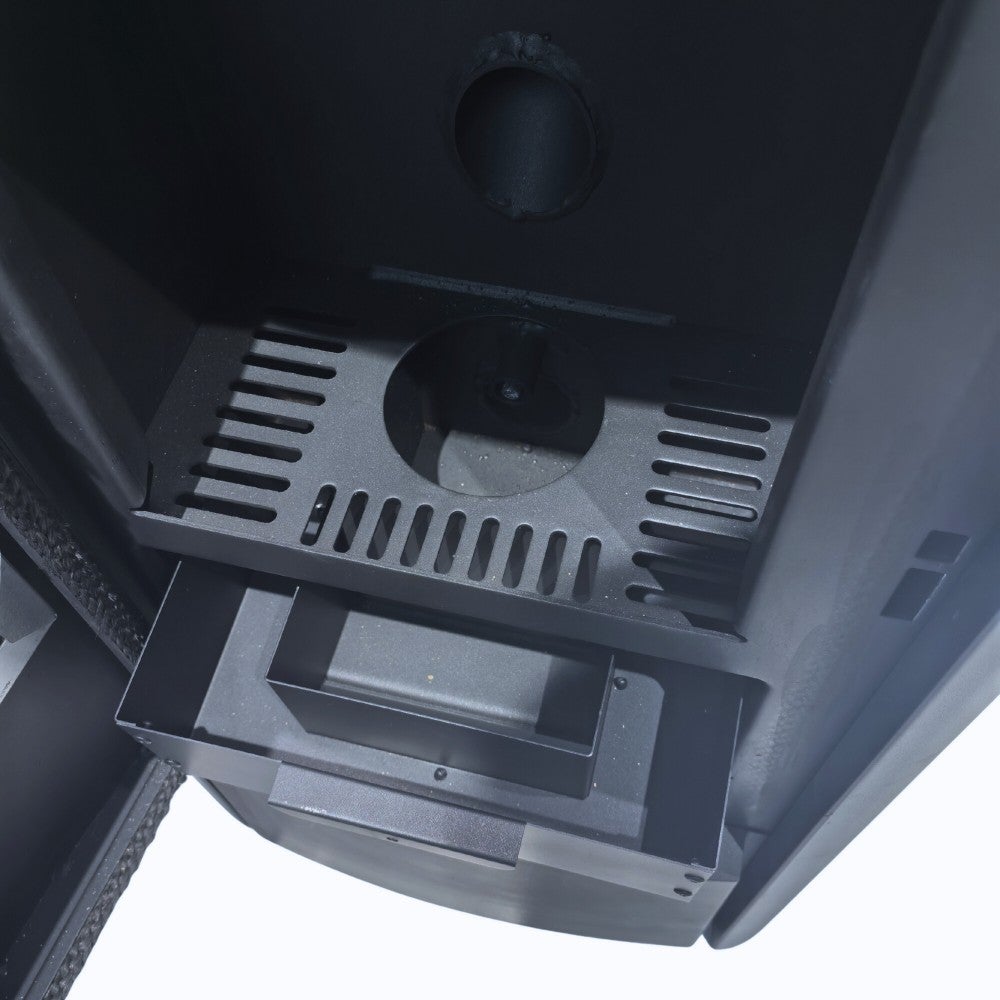 Estufa de pellets automática Mateo 9 kW – Negra