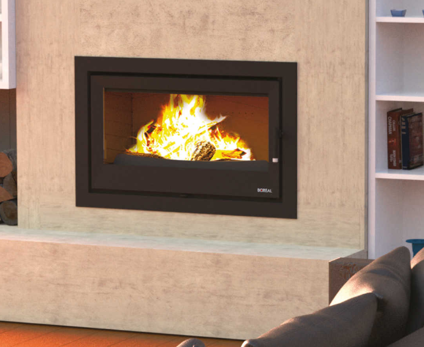 Insertable de leña negro 16000W