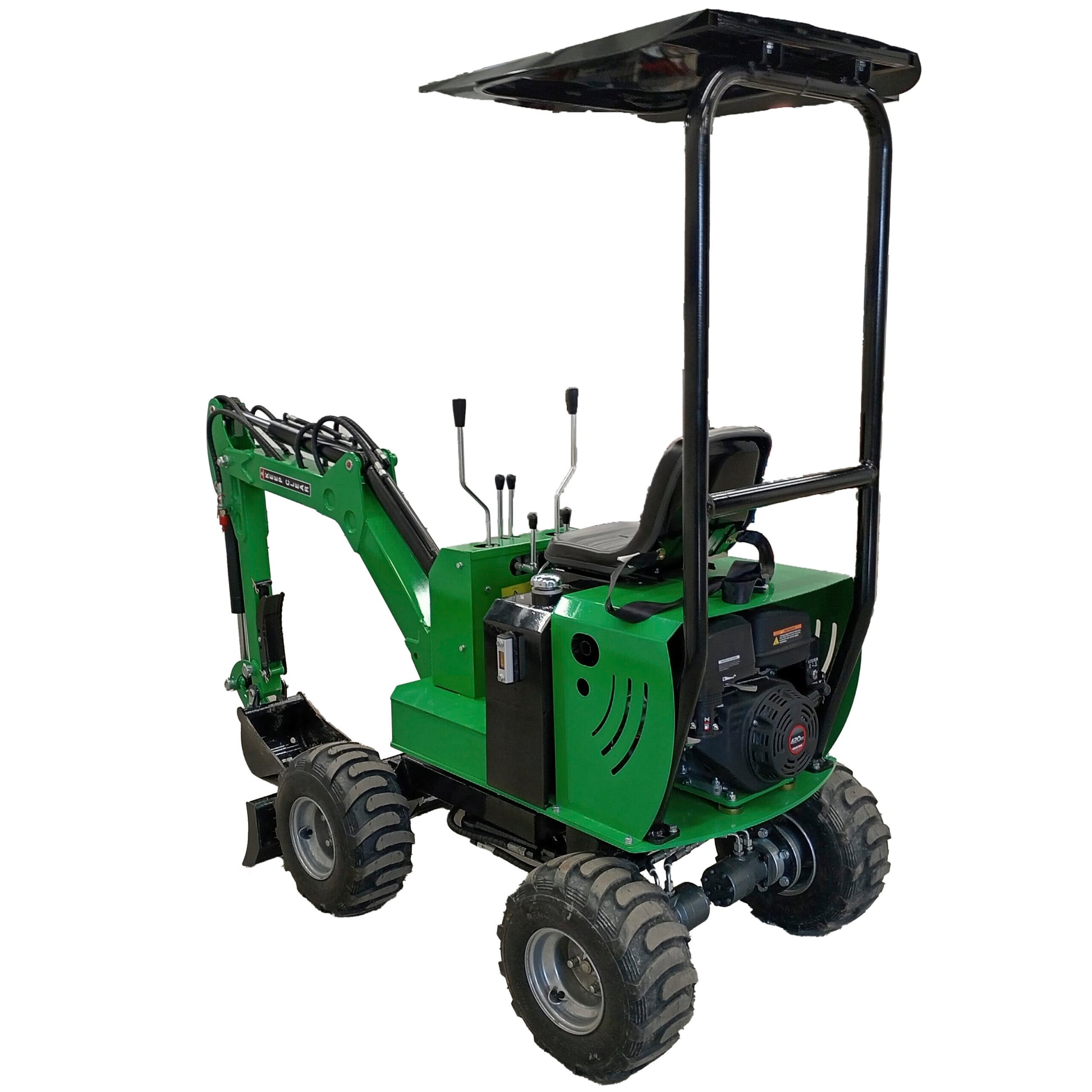 Miniexcavadora sobre ruedas Caivu HFT7