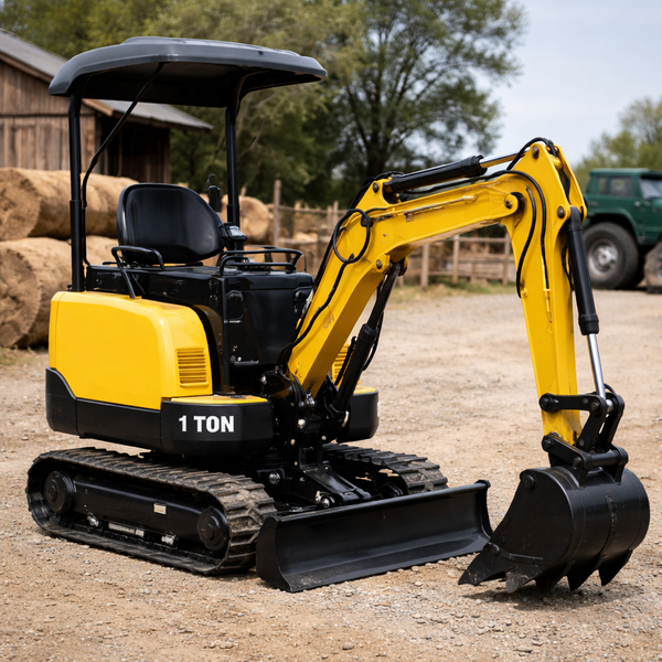 Mini-Excavadora de 1 Tonelada – Maquinaria Agrícola Personalizable
